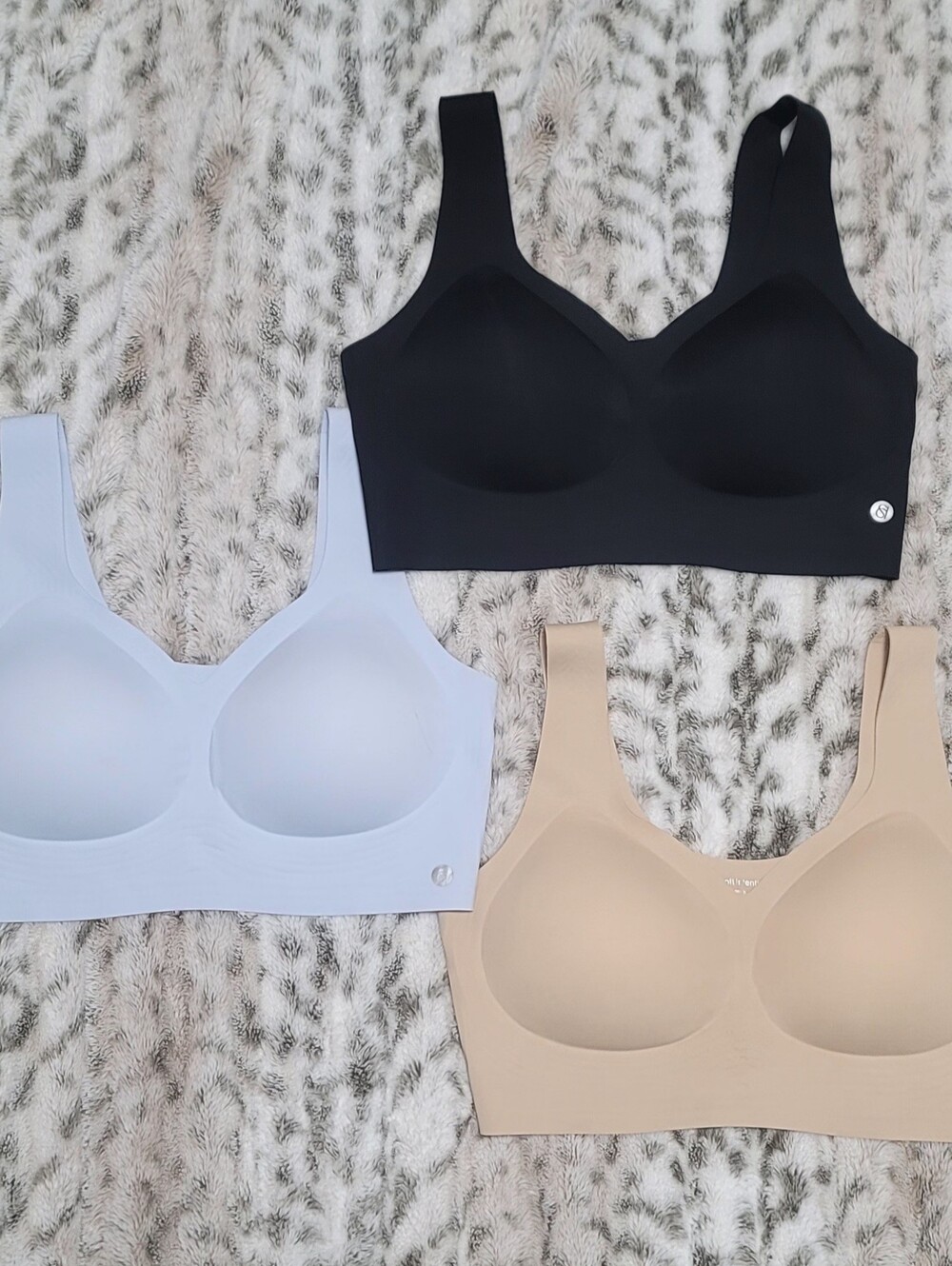 Soft Intention Jelly Wireless Seamless Comfort T-Shirt Bra BUNDLE